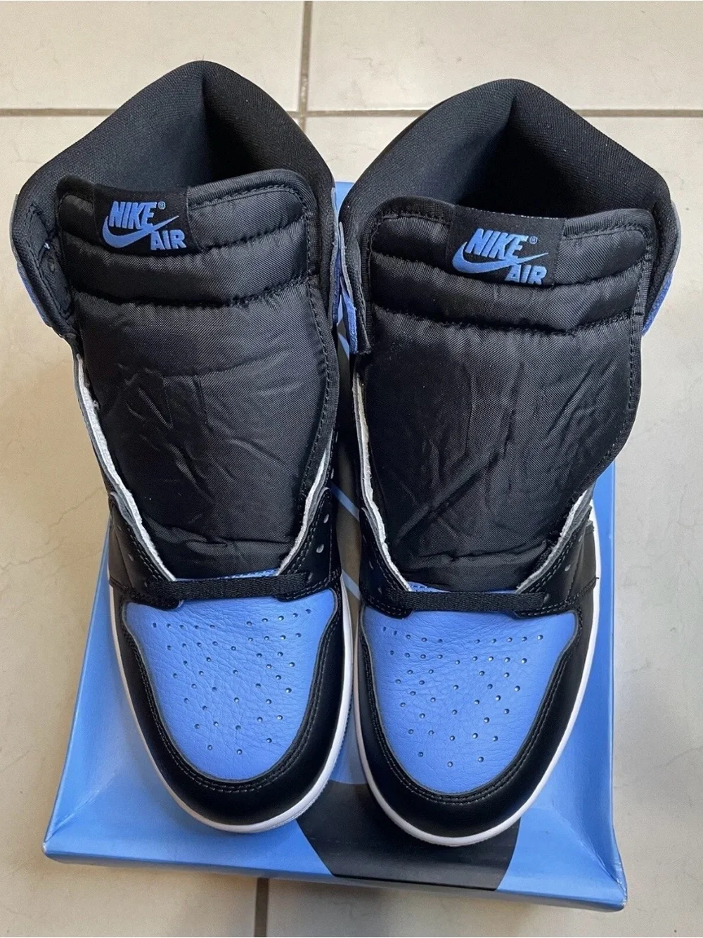 Jordan 1 High Blue Toe Size 11 Brand New